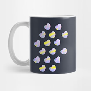 Self discovery - hearts pattern Mug